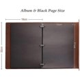 thumbnail image 5 of One Piece Photo Albums Scrapbook Leather Diy - Unique Anniversary Gift Banmo, 5 of 5