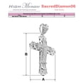 thumbnail image 4 of Cadenas de Circonia SacredDiamon06 1Pza Plata Collar Cruz Dije 3.5x5.7cm Metal., 4 of 4