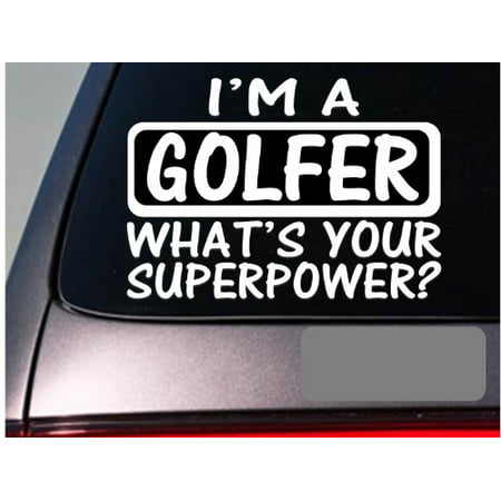 I'm a golfer sticker decal *E143* golf driver club ball tee