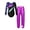 Navy&Rose, variant on Doomiva Kids Girls Gymnastics Ballet Dance Leotard Bodysuit Unitard Jumpsuit with Jogger Pants Set Sport Tracksuit A Star Black&Rose 8