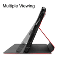 thumbnail image 2 of For Galaxy Tab A7 Lite 8.7 Inch 2021 Cover SM-T220/225, Slim Lightweight Folio Stand PU Leather Case Soft TPU Back Cover for Samsung Galaxy Tab A7 Lite 2021 Tablet, Red, 2 of 4