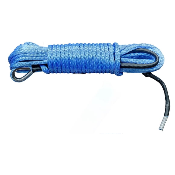 Corde synthétique pour treuil Runva 3/8 "x 85 ‘(1cm x 21.5m) treuils de 8 000 lb à 12 000 lb