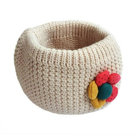 - Kids Scarf Winter O-ring Knit Woolen Baby Scarf Neck Warmer BG