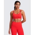 thumbnail image 2 of CRZ YOGA Softness Butterluxe V Neck Sports Bras for Women Workout Top Wireless Yoga Bras, 2 of 6