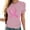 Pink, variant on Sexlip Breast Cancer Shirts for Women Pink Ribbon Shirt Cancer Awareness T-Shirt Crew Neck Casual Short Sleeve Tops Tees White XL