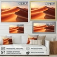 thumbnail image 4 of Designart "Desert White Dunes VII" Landscapes Floater Framed Wall Art Living Room, 4 of 7