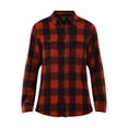 thumbnail image 5 of Burnside Men's Modern Fit Plaid Flannel Shirt with Long Sleeves, Sizes S-2XL, 5 of 5