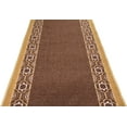 thumbnail image 4 of Extra-Long Low Pile Runner Rug Skid Resistant Backing Rug Runner Trellis Border Design Cut to Size Roll Runner Rugs - 20 Feet x 32 Inch, 4 of 9