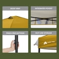 thumbnail image 5 of Ozark Trail 10x10 Instant Pop Up Canopy Tent with Simple Push Setup – Straight Leg Pop-Up Tent for Tailgating, Camping & Events, Mustard Gold, 5 of 10
