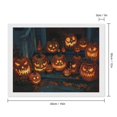 thumbnail image 2 of Diamond Art Kits for Adults, Halloween Carved Pumpkin (2)Diamond Painting Kits for Beginners, Frameless Round 5D Full Drill Diamonds Art Pictures Gem Art Crafts Home Decor Gifts, 2 of 8