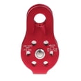 thumbnail image 2 of Polea de escalada en roca Poleas de montañismo para cordones de 8-12 mm Equipo de rapel Accesorio de trabajo aéreo Equipo de transporte al aire libre Rojo Inevent OD002819-02, 2 of 7