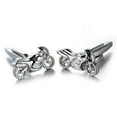 thumbnail image 2 of Punk Fancy Shirt Cufflinks Motorcycle Shape Biker Mens Jewelry, 2 of 4