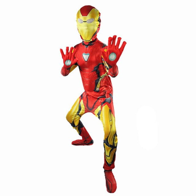 Disfraz de Spiderman Miles Morales, disfraz de Spider Man, mono Zentai, traje de superhéroe de Anime, Mono para Halloween para niños Fivean unisex