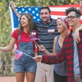 thumbnail image 5 of Avery Adhesive Name Tags, American Flag, Stars & Stripes, 2-1/3" x 3-3/8", 36 Name Stickers (44606), 5 of 5