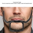 thumbnail image 4 of Beard Shaper, Mustache Grooming Template Men Face Hair Styling Shaping Tool Trim Beard Perfectly, 4 of 8