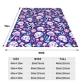 thumbnail image 3 of Vsdgher mushroom rainbow Skull cartoon Ultra-Soft Micro flannel Blanket Throw Blankets for Couch Sofa, Bed (4 sizes)-50"x40", 3 of 7