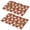 Pioneer Flower Floral-3, variant on Placemat, Pioneer Flower Floral Print Pattern Place Mats Table Mat Set Of 2, PVC Washable Placemats for Party Kitchen Dining Decoration, 18x12 Inch, Fade Resistant