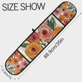 thumbnail image 3 of Yayeee Double Oven Mitt Kitchen Heat Resistant Baking 35" x7" Quilted Glove, Hand Drawn Floral, 3 of 6