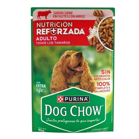 Alimento húmedo para perro Purina Dog Chow Adulto Carne 85g