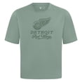 thumbnail image 2 of Men's Levelwear  Green Detroit Red Wings Shadow Surge Luxe Signature Knit T-Shirt, 2 of 3