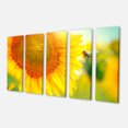 thumbnail image 2 of Beautiful Sunflowers Blooming - Large Animal Canvas Art Print, 2 of 3
