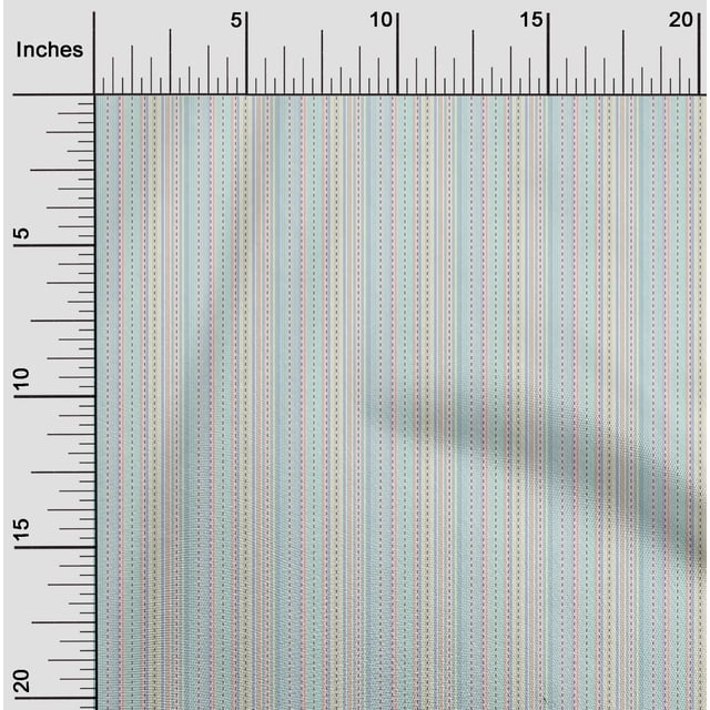 oneOone Tissu Jersey Viscose Texture Rayée Tissu BTY 60 Pouces de Large
