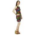 thumbnail image 5 of Bimba Women Short Bodycon Dress Button Down Rayon Multicolor Custom Dress, 5 of 7