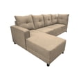 thumbnail image 4 of Sala Esquinera El Bazar Store Freya Beige 275x160 cm Tela Lino Modular, 4 of 5