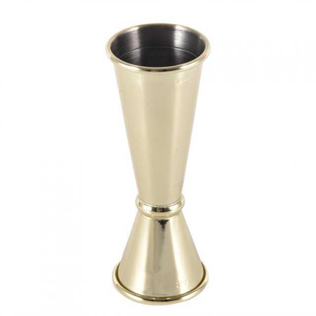 Coctelera de acero inoxidable 304 para vino, cóctel, jigger doble, herramienta de medición para coctelería, accesorios dorados