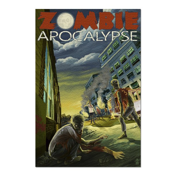 Zombie Apocalypse (20x30 Premium 1000 Piece Jigsaw Puzzle, Made in USA