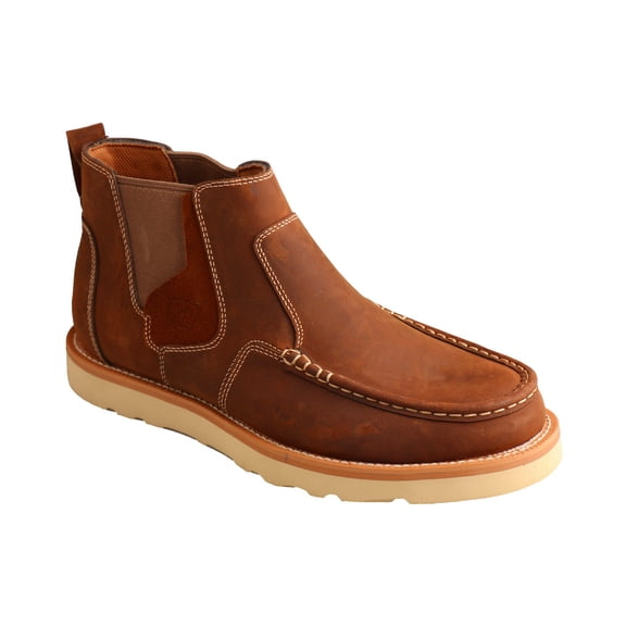 Men's Twisted X MCA0013 Casual Slip On Oiled Saddle Leather 7 W