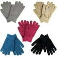 thumbnail image 2 of 5 Pairs Winter Magic Gloves Stretchy Warm Knit Gloves Contains 5 Colors for Men or Women, 2 of 6