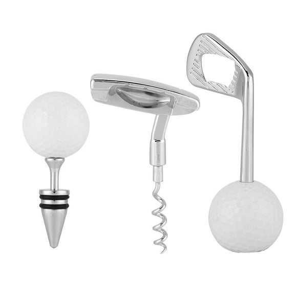 Golf Shaped Corkscrew Red Wine Beer Bottle Opener Cork Opener Club Bar Kitchen Tool Set