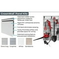 thumbnail image 5 of CrownWall PVC SlatWall Panels Garage Organizer Wall Mount , 8’ x 4’ Sandstone, 5 of 6