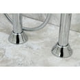 thumbnail image 4 of Kingston Brass KS8351DL Concord Freestanding Tub Faucet with Hand Shower, Polished Chrome, 4 of 8