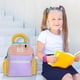 thumbnail image 4 of Mochila infantil para la escuela | Mochila de lona ligera para niños con soporte para la columna vertebral | Correas acolchadas ajustables | Cremalleras resistentes | 24x30x11cm | Bolsa de viaje o, 4 of 5