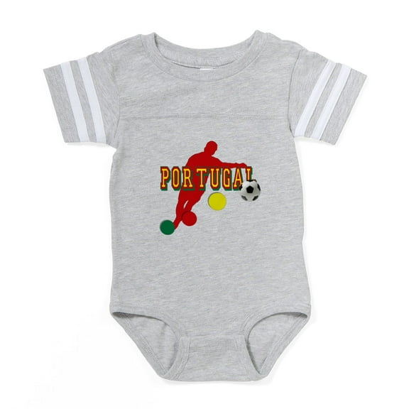 CafePress - Portugal Soccer Player - Cute Infant Baby Football Bodysuit