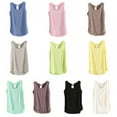 thumbnail image 2 of Catlerio Women Casual Tank Top Vest Blouse Sleeveless Summer Crop Top Stretchy Shirt Tank, 2 of 4