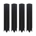 thumbnail image 1 of 4 Pack 90°Connector Clips, 10 Inch Corner Clips Height Cor-Ten Metal Stakes for 6 & 8 Inch Tall Steel Landscape Edging,4 x 90°Connector Clips,Black, 1 of 7