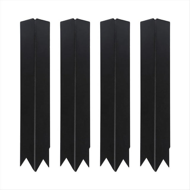 4 Pack 90°Connector Clips, 10 Inch Corner Clips Height Cor-Ten Metal Stakes for 6 & 8 Inch Tall Steel Landscape Edging,4 x 90°Connector Clips,Black