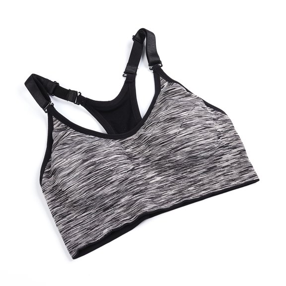 UNOMOR Sports Bra Grey Polyester Fiber 1Set L