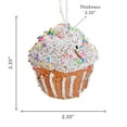 thumbnail image 4 of Cupcake Ornament - Set of 12, 4 of 4