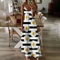 thumbnail image 2 of Sexy Maxi Dress Summer Dresses for Women Sleeveless Causal Stripe Floral Spaghetti Straps Beach Party Long Sundress, 2 of 5