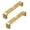 128mm, variant on Modern Square Cabinet Handle In Gold For Kitchen Cupboards And Drawers