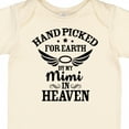 thumbnail image 4 of Inktastic Handpicked for Earth by My Mimi in Heaven with Angel Wings Boys or Girls Baby Bodysuit, 4 of 5