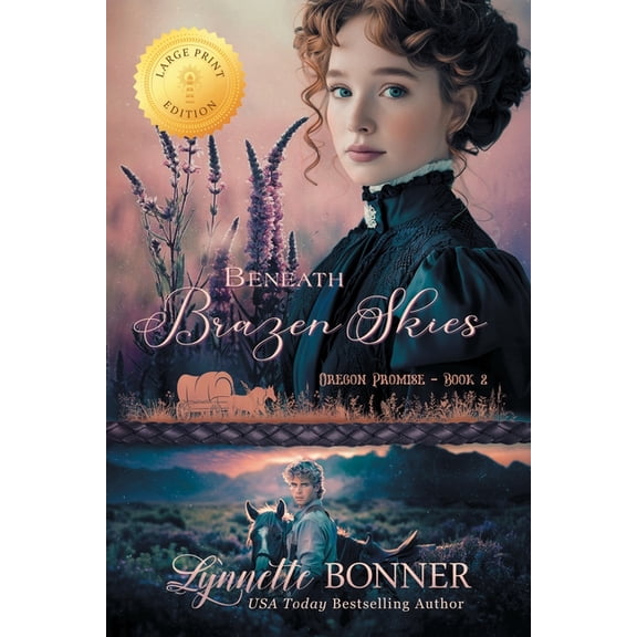 Beneath Brazen Skies, Large Print Edition, (Paperback)