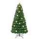 thumbnail image 2 of 150cm Árbol de Navidad Artificial con Luces de Estrella Blancas Cálidas y 8 Modos de Iluminación, 2 of 9