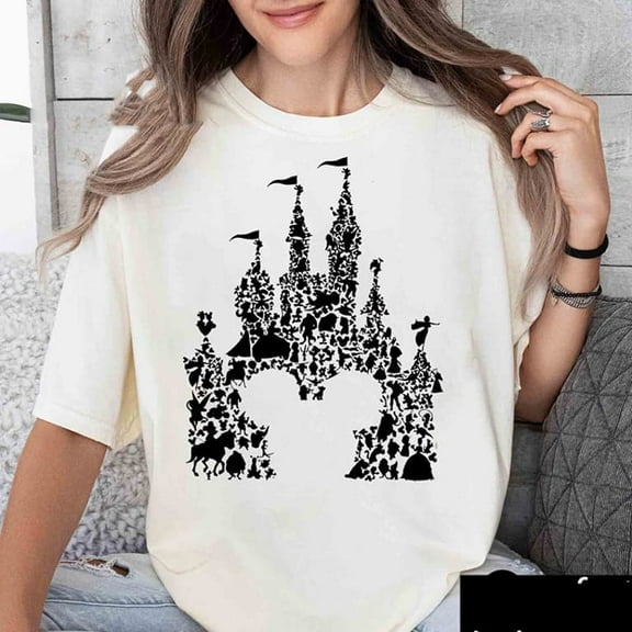 Disney Castle Mickey Shirt, Disney Castle Shirt
