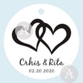 thumbnail image 1 of Etiquetas redondas personalizadas para boda, recuerdo de dulces, cumpleaños, bautismo, tu foto, 100/120 unidades, 1 of 4