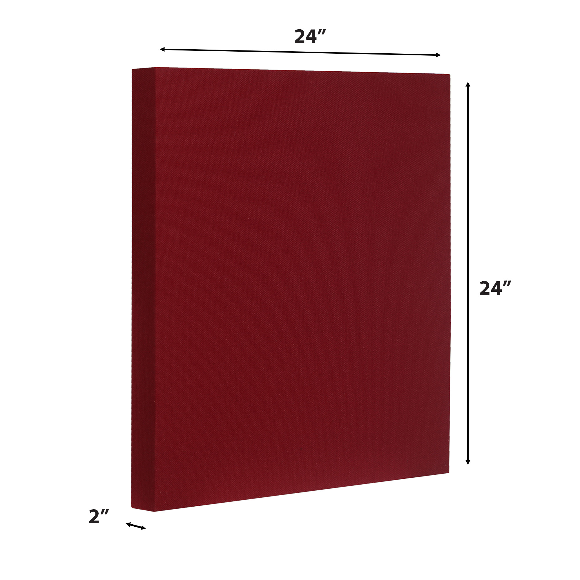 ATS Acoustics Hardened Edge Fire Rated Professional Studio Quality Acoustic Panel 24x24x2